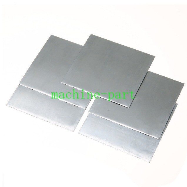 High Purity 99.9% Pure Zinc Zn Sheet Plate Metal 100x100x0.5mm Science Lab 5PCS