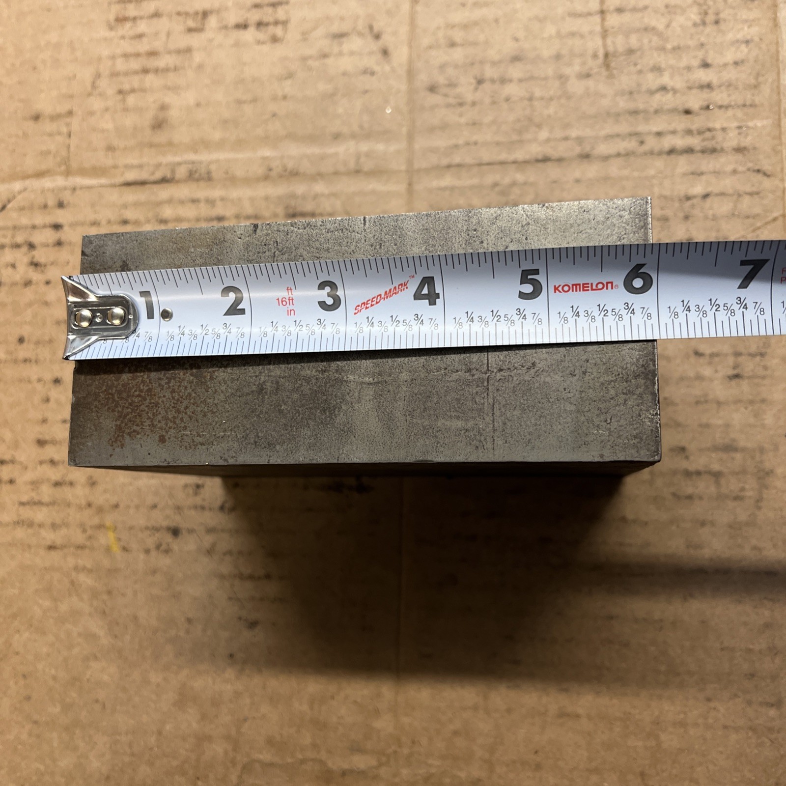 4 X 6 CR Flat Steel Bar 1018 Blacksmith Machining Smooth Surface 2 1/2″ Long