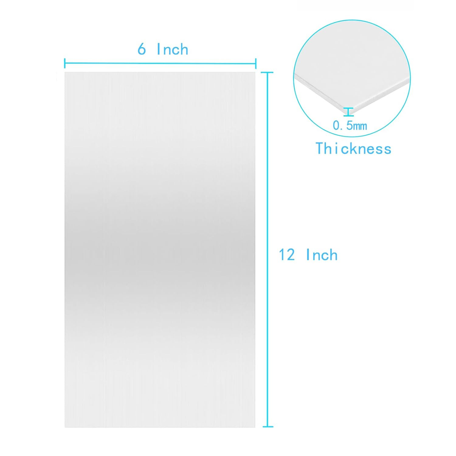 304 Stainless Steel Sheets Metal 6″ X 12″ Inch, 304 Stainless Steel Plates, Stai