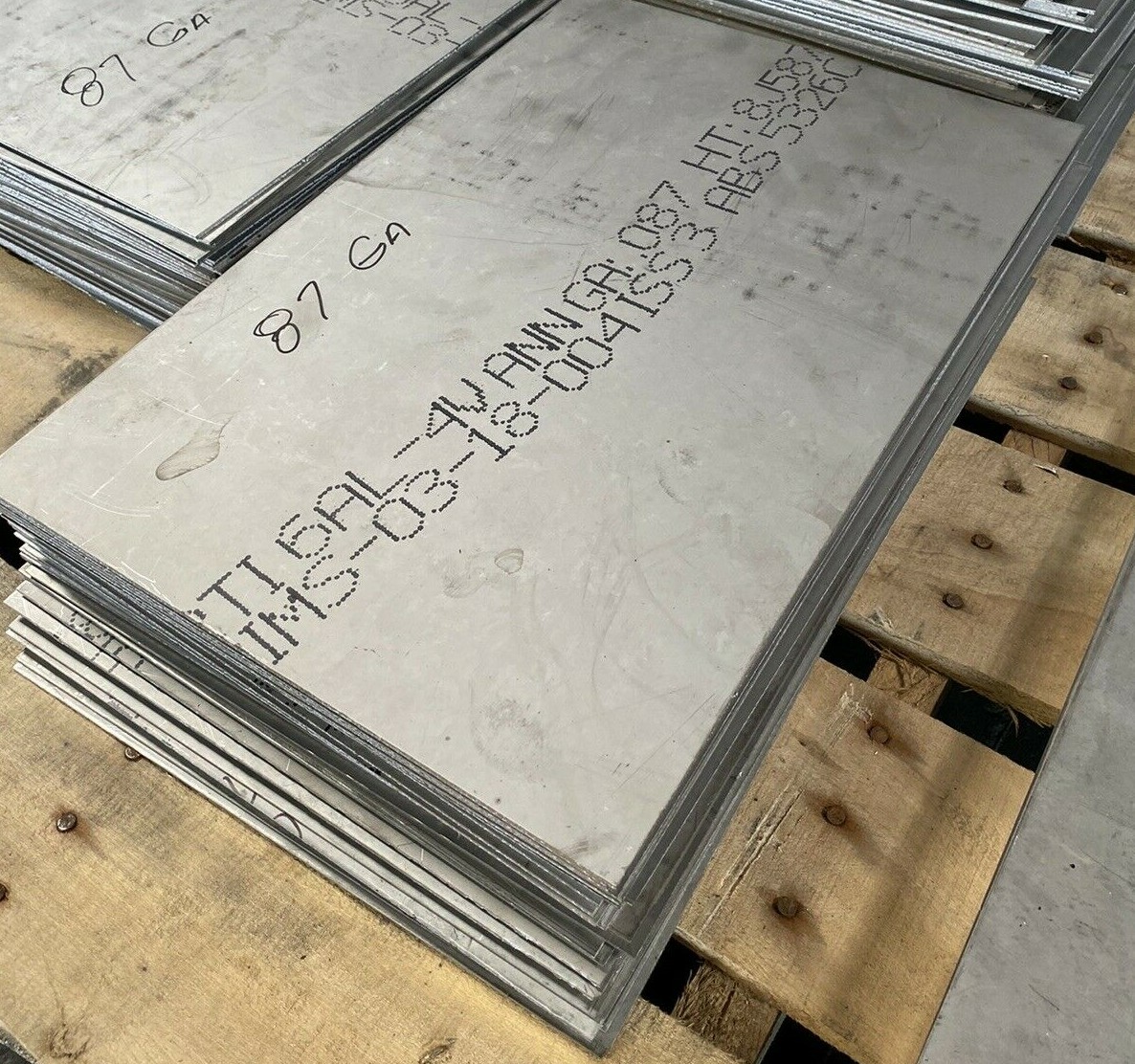 Titanium Plate 6AL4V 18″ x 12″ x .087″