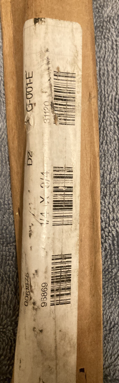 Precision Ground Steel Flat Stock D-2 D2 1/4” x 3/4” x 36”