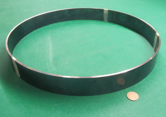 1095 Hard Blue Tempered Spring Steel Shim .025″ Thick x 2.00″ Wide x 600″ Long
