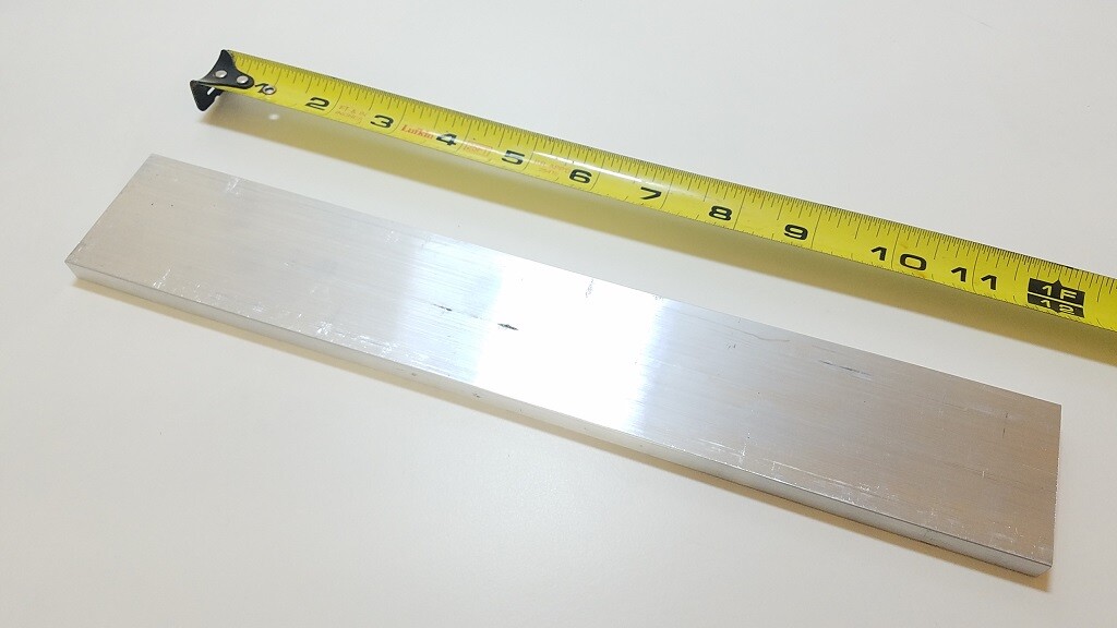 6061 Aluminum Flat Bar, 3/8″ x 2″ x 12″ long, Solid Stock, Plate, Machining, 2pk