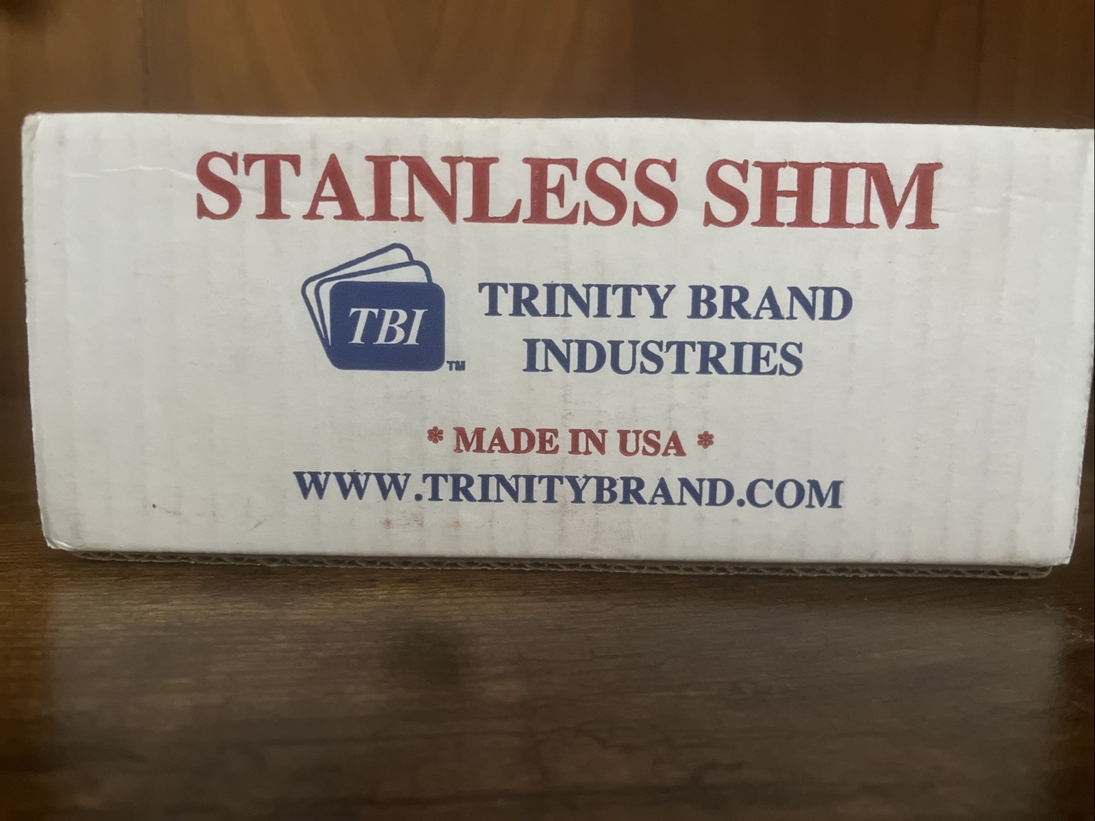 Trinity Brand Stainless Shim M-SN-10 50”x6” .010 Thick