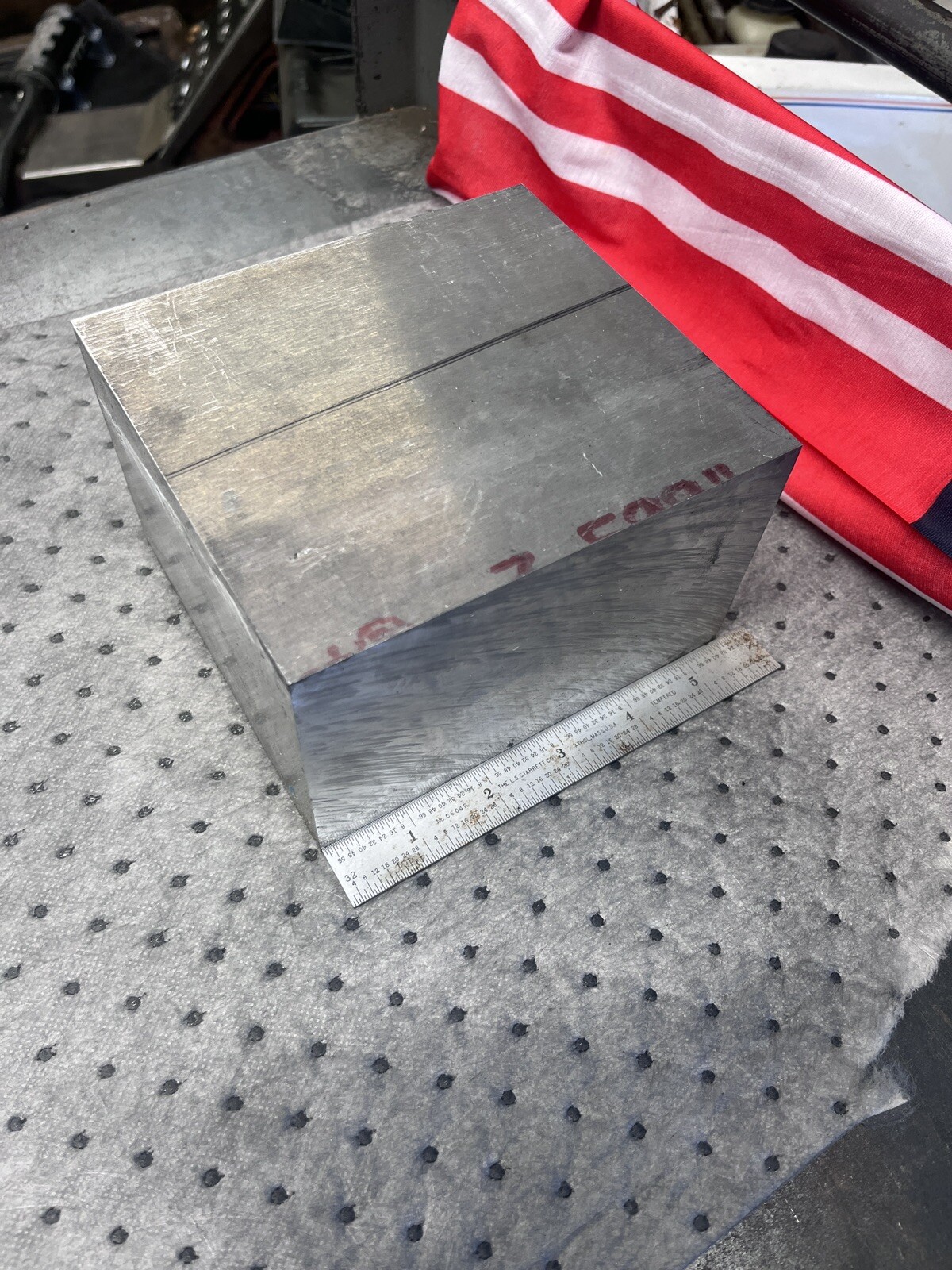 7075-T7351 Aluminum Plate / Block 10 Lbs