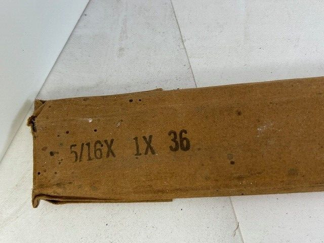 5/16″ X 1″ X 36″ 0-1 OIL HARDENING FLAT GROUND STOCK NEW OLD STOCK SHELF WORN