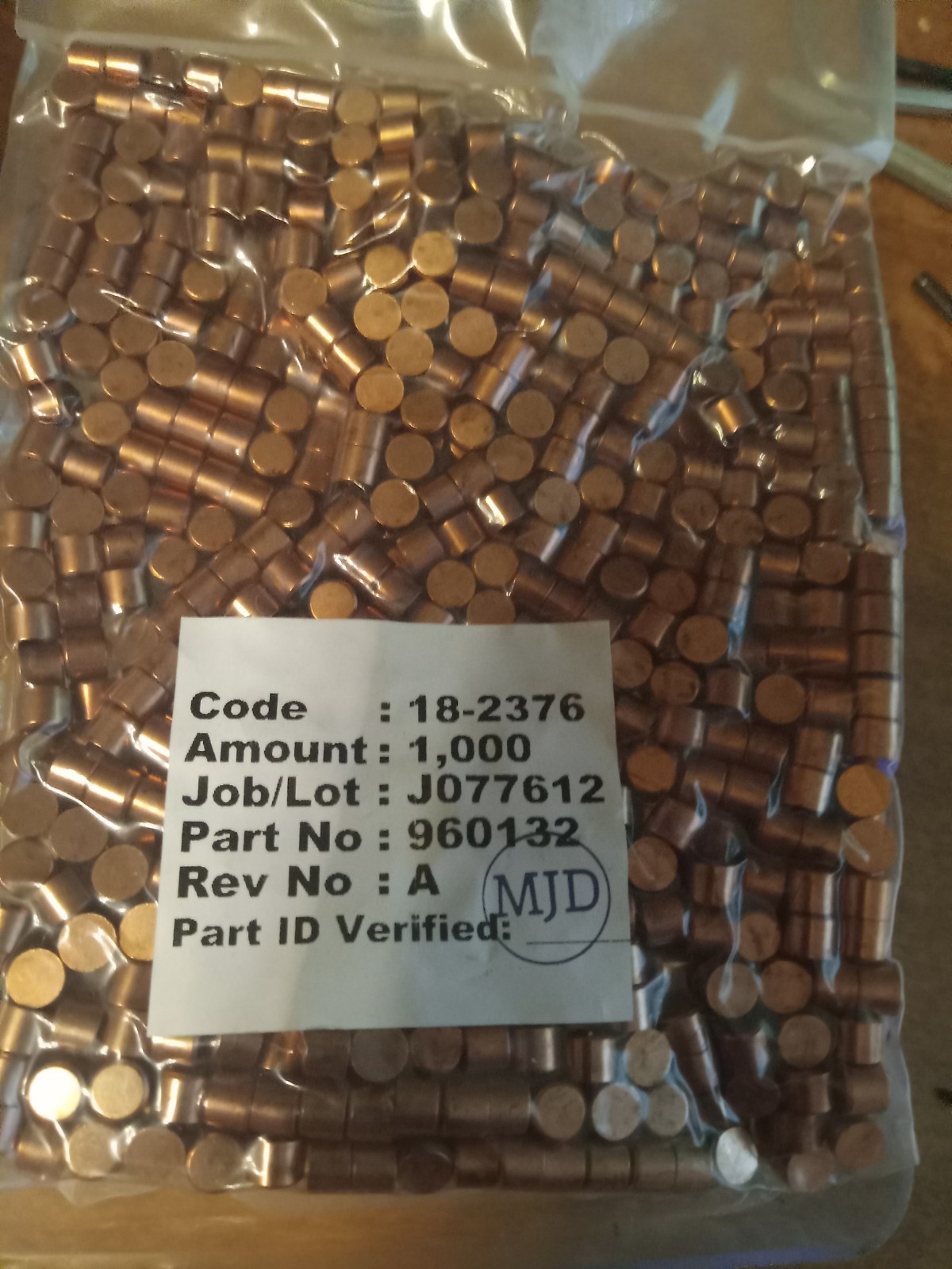 99.9999% High Purity Copper Granules Pellets