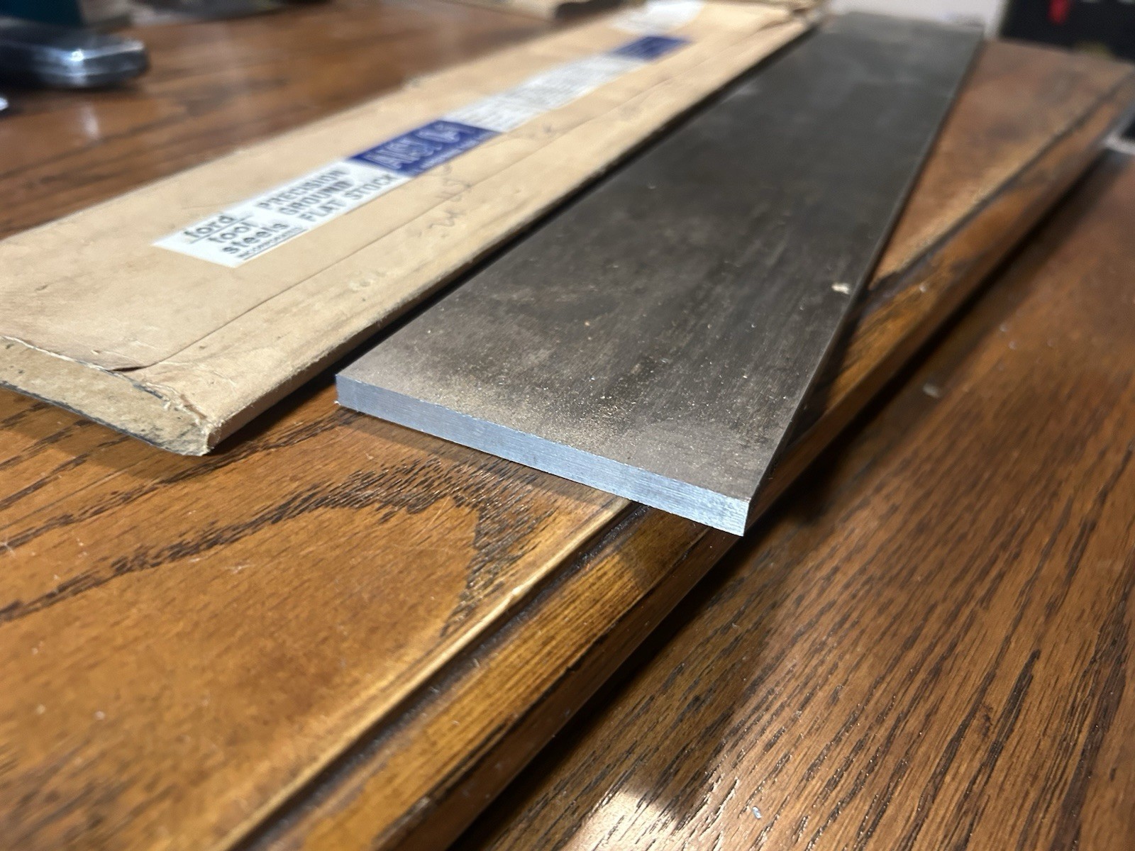 O1 Tool Steel, flat ground, 1/4″ x 3″ x 18″