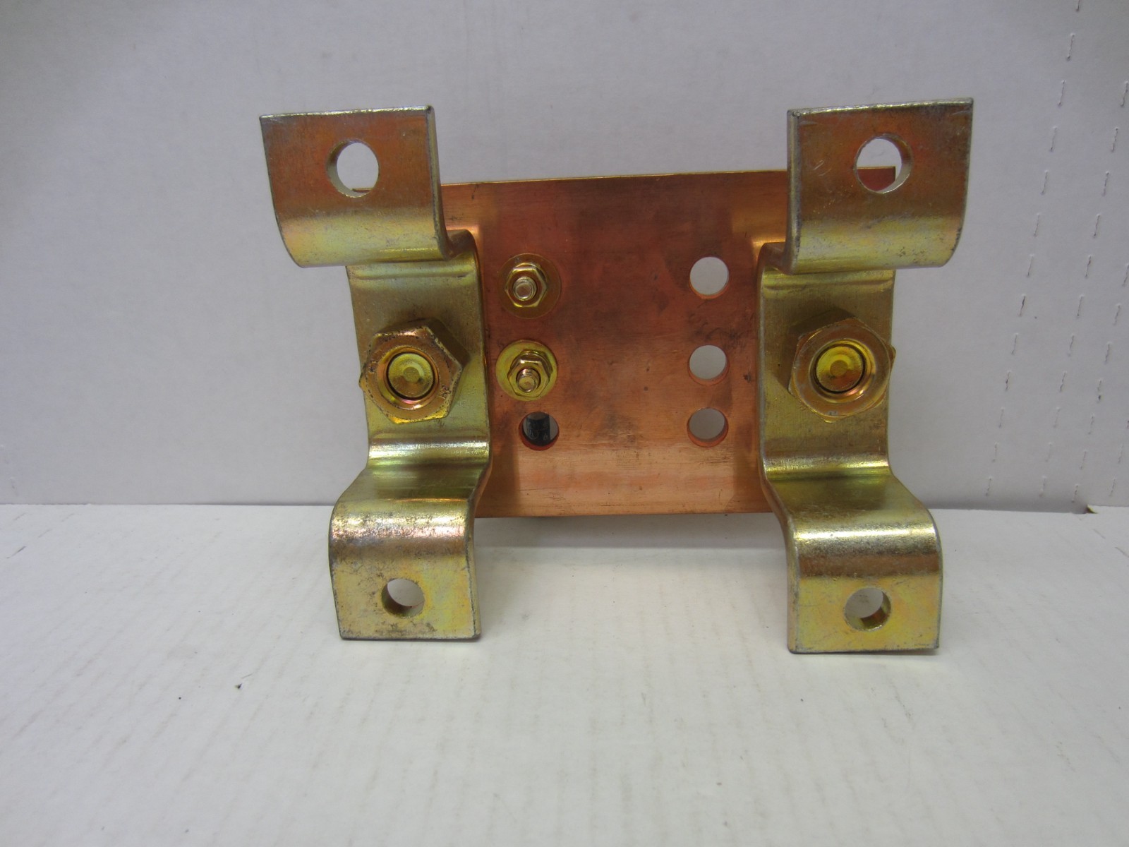 Copper Ground Bus Bar GB14406 6″X1/4″X4″ 12 Hole Solid Copper