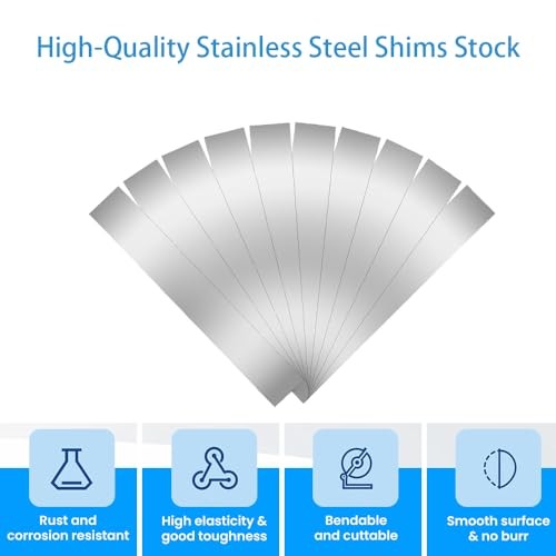 Stainless Steel Shim Stock Assortment [30PCS]