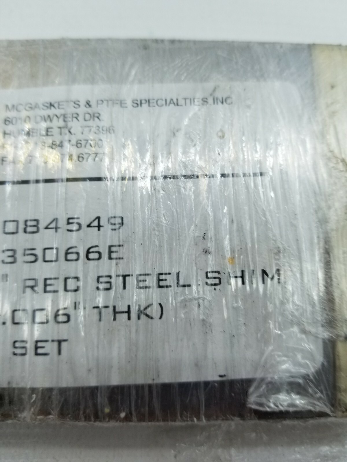 35066E 15-7/8″ X 2-3/4″ REC Steel Shim Stock. .006″ 72pc
