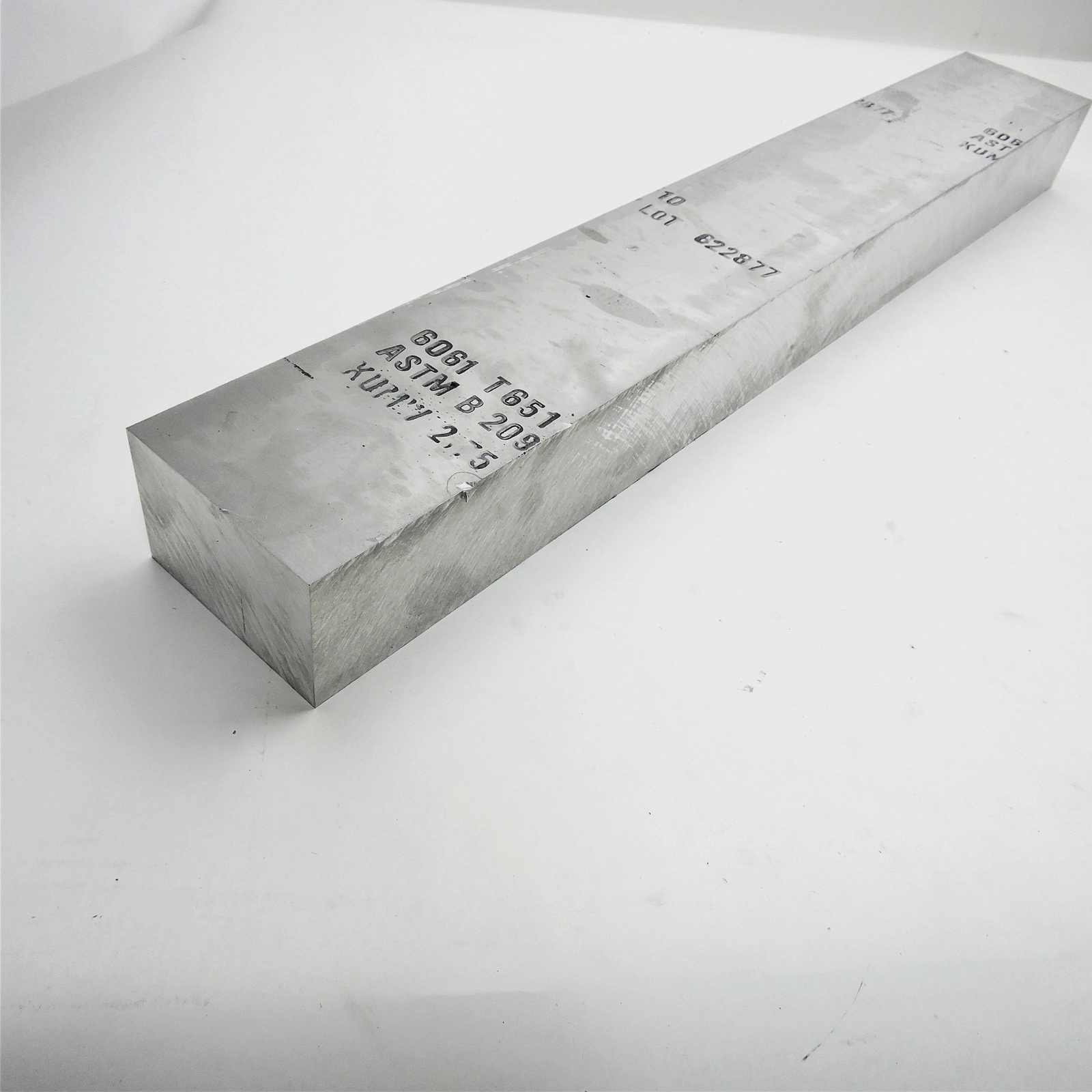 3.5″ thick 3 1/2 Aluminum 6061 PLATE 2.875″ x 19″ Long sku 180644