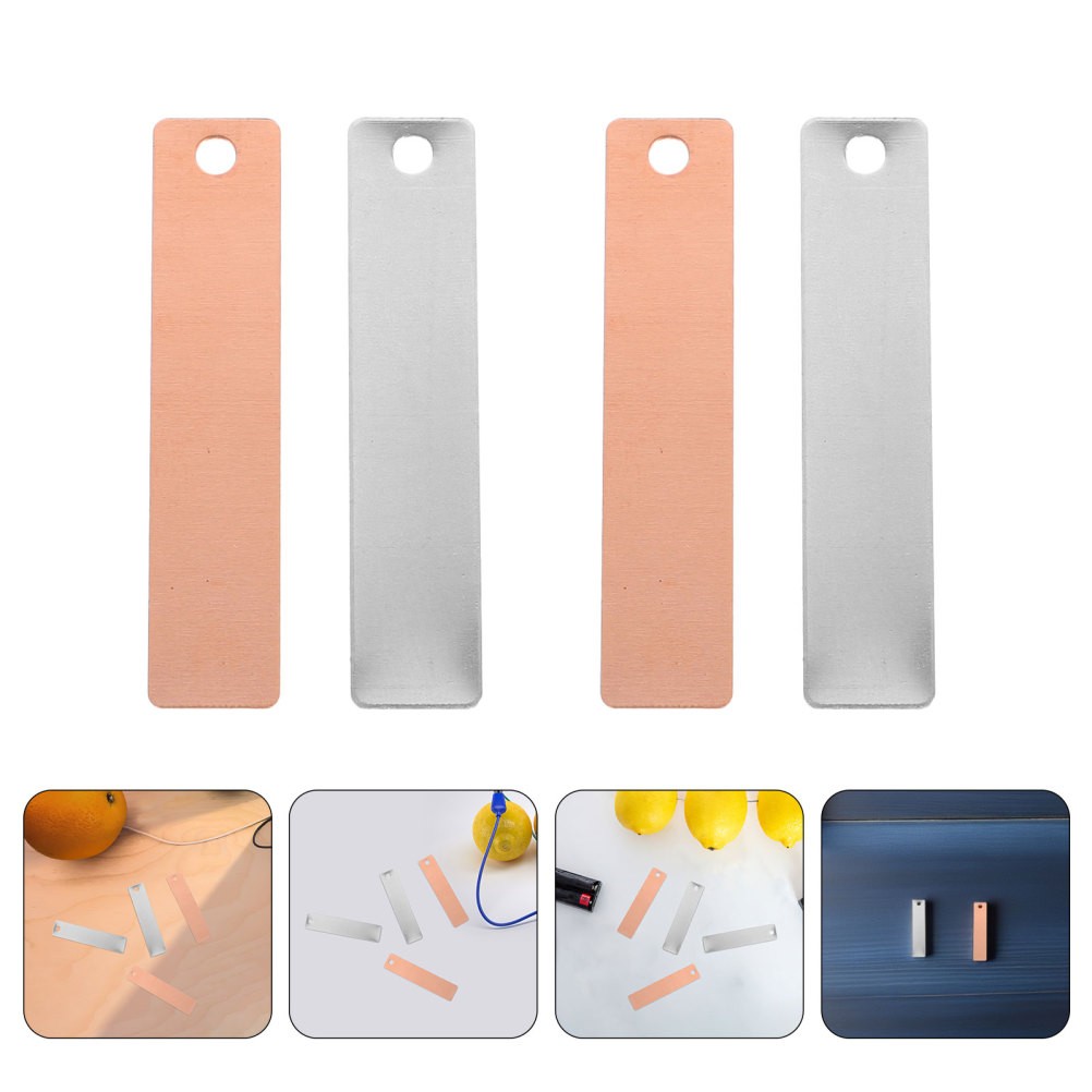 36 Pairs Durable Copper Zinc Anode Strips for Educational Science Experiments