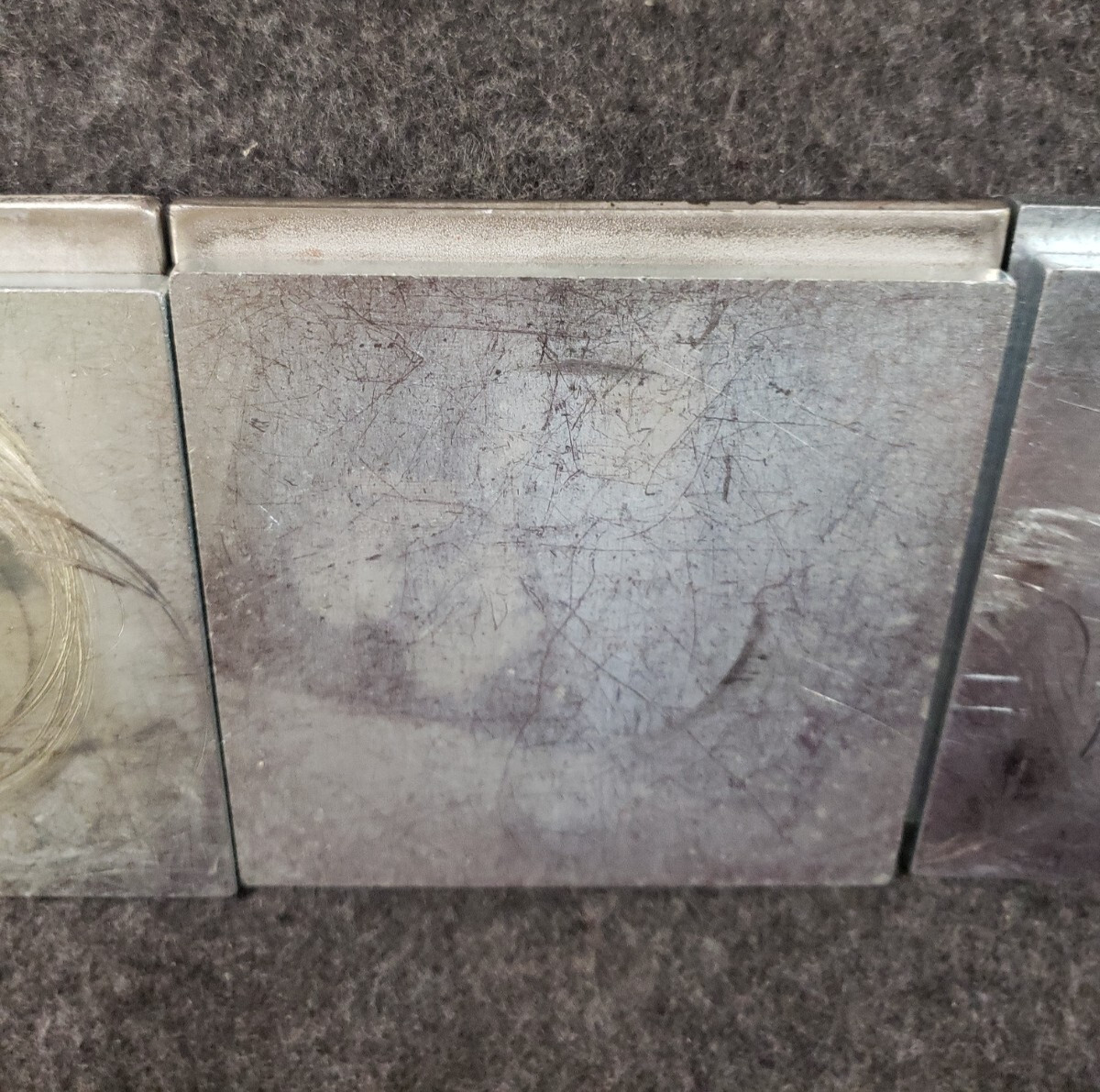 6 Pcs Steel Sheet Sheet Plate Steel Plate (100x100mm) Thickness: 5mm……(OSSD)