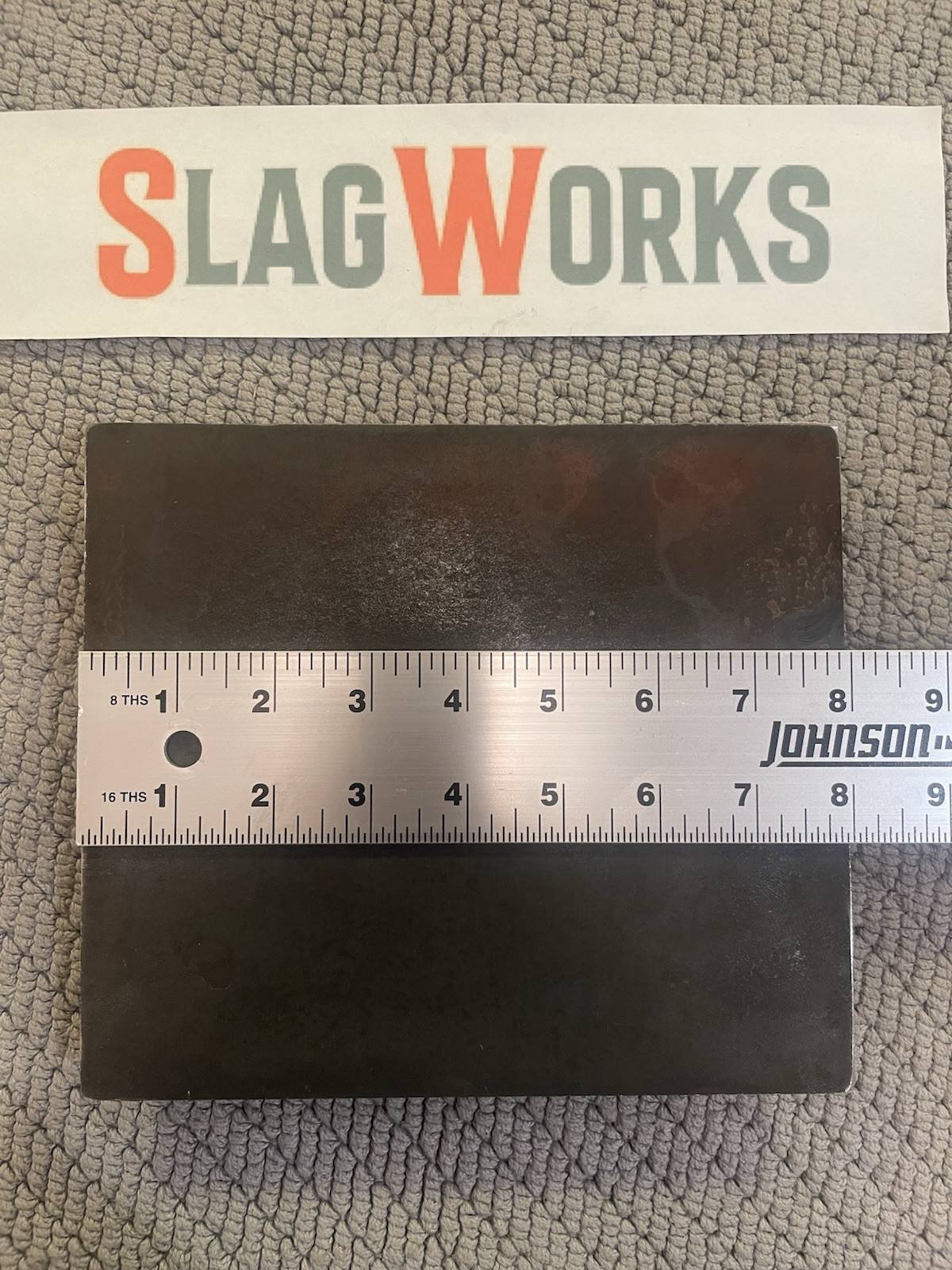 3/8x7x8 inch steel plate 7”x8” A36 Hot Roll Flat .375″ Thick