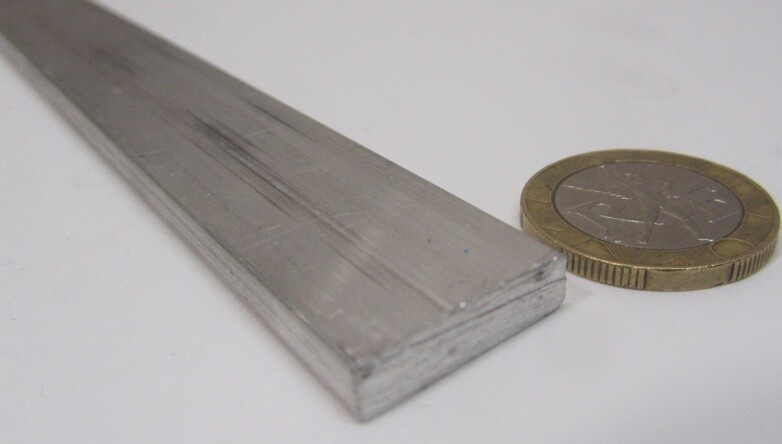 6061 T6511 Aluminum Bar, 3/16″ (.187″) Thick x 3/4 Wide x 36″ Length, 2 units