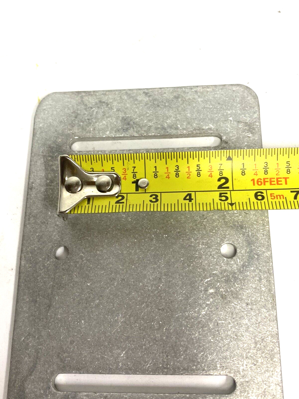 6-Pk Aluminum Drilled Slotted Spacer Plate 1/8 x 3 x 4-1/2″