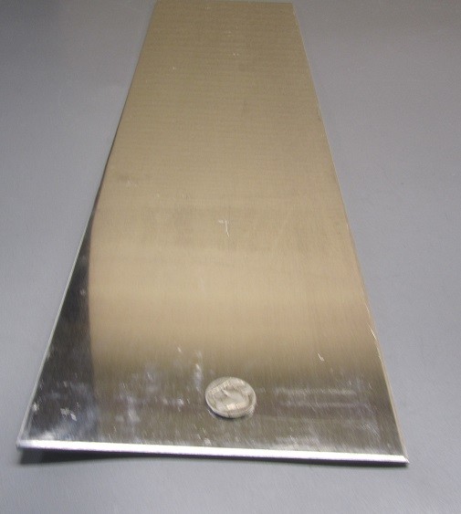 1100 Aluminum Sheet Softened (O) .125″ (1/8″) Thick x 6.0″ Wide x 24.0″ Long