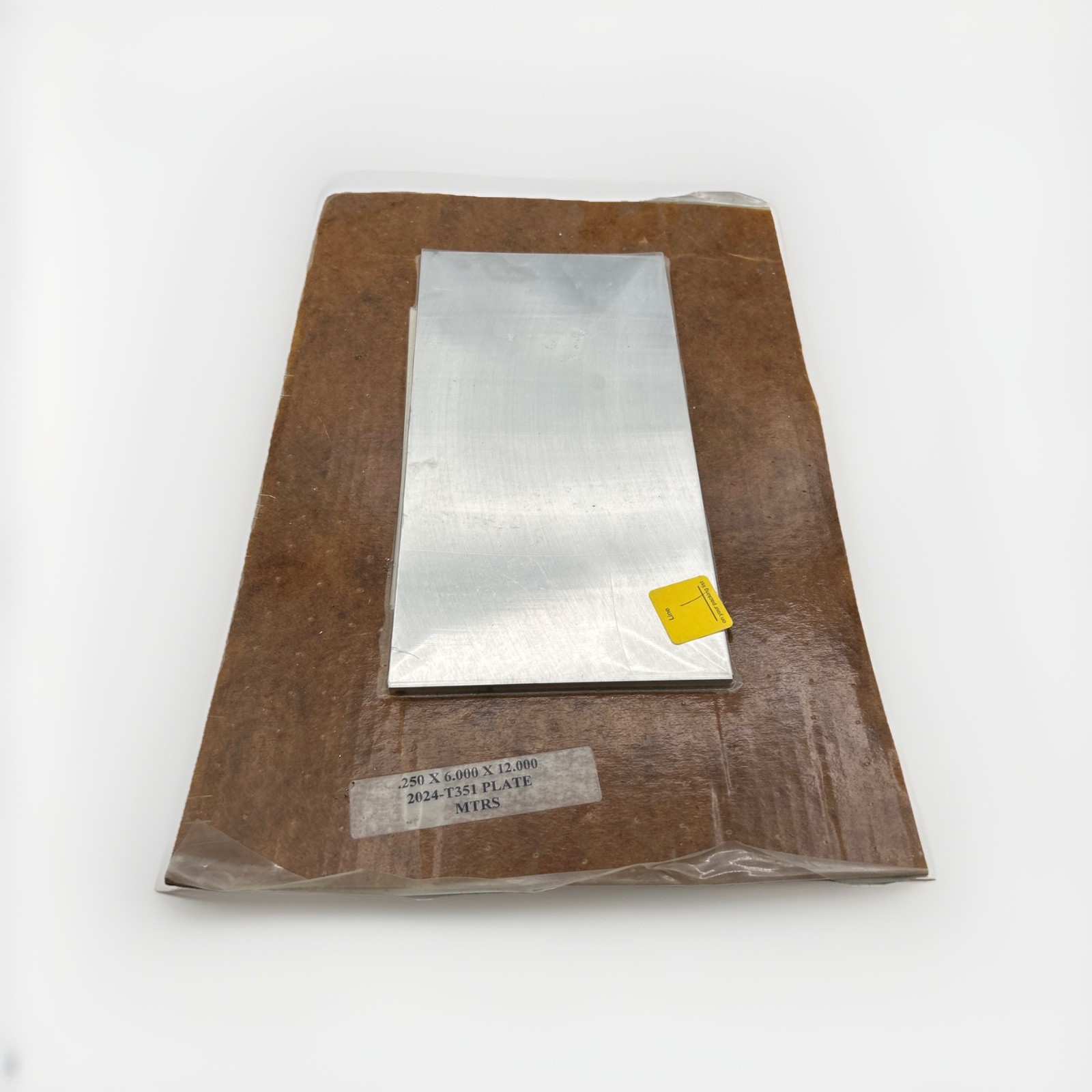 0.250″ Aluminum Plate 2024-T351-Cut Size: 6″X12″ MTRS