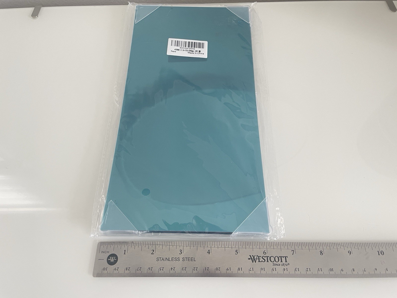 NEW Lot Of 2 430 Stainless Steel Metal Plates 12″ x 6″ Inch Magnetic DIY Craft