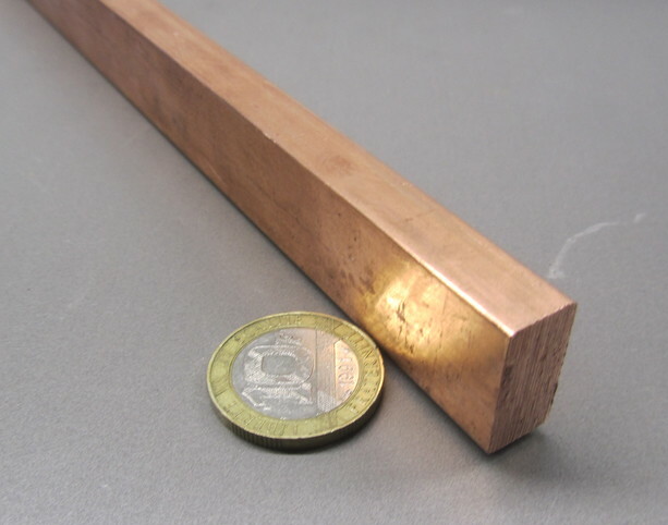 182 Copper Bar 3/8″ Thick x 3/4″ Wide x 6 Foot Length