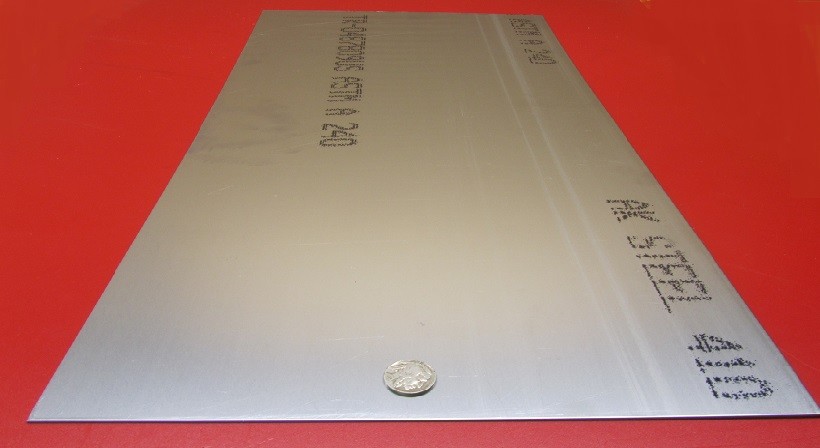410 Stainless Steel Sheet, .040″ Thick x 12″ Wide x 24″ Length, 1 Unit