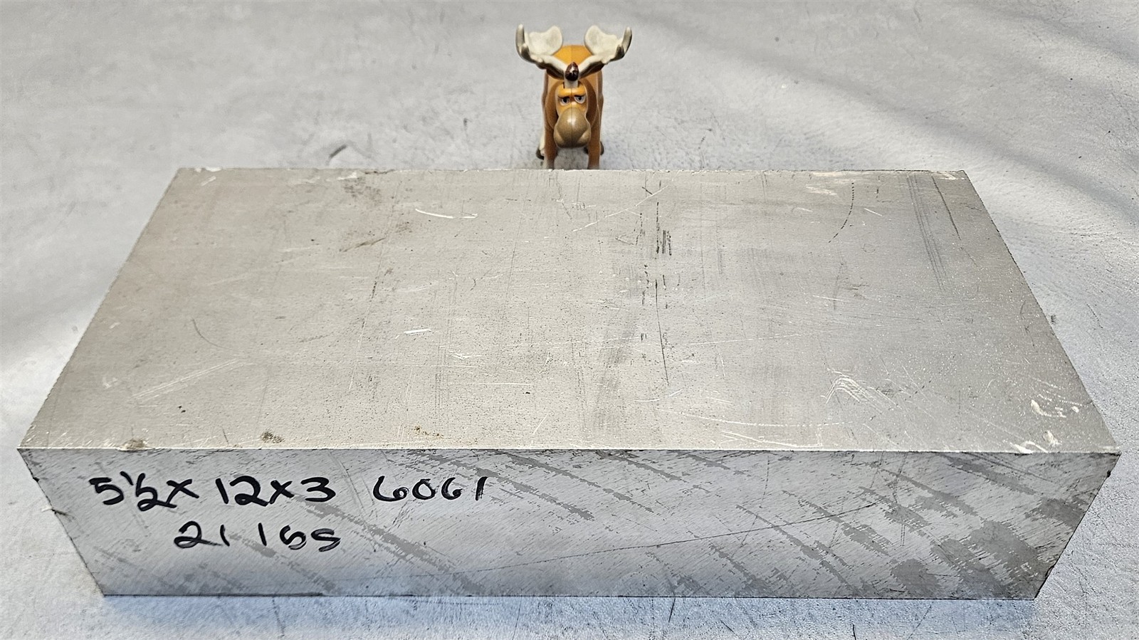 5-1/2″ x 12″ x 3″ Aluminum Block Bar Stock 6061 Aluminum 21lbs