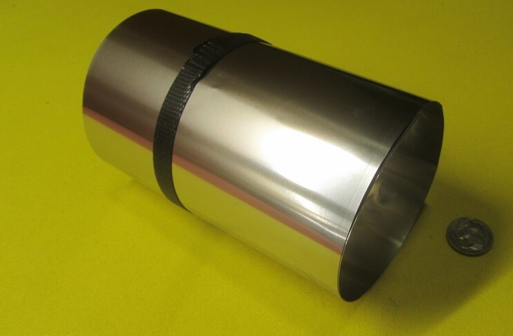 18-8 Stainless Steel Sheet, Full Hard, 0.005″ x 6.0″ x 50″