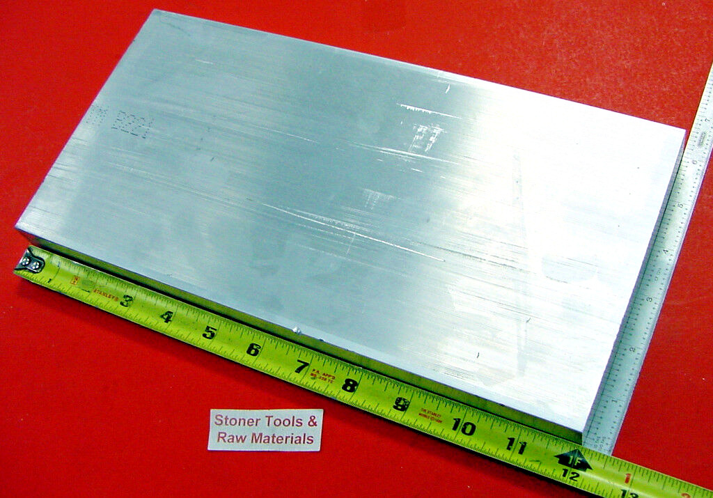1″ X 6″ ALUMINUM FLAT BAR 12″ long 6061 T6511 Solid Extruded Mill Bar Stock New
