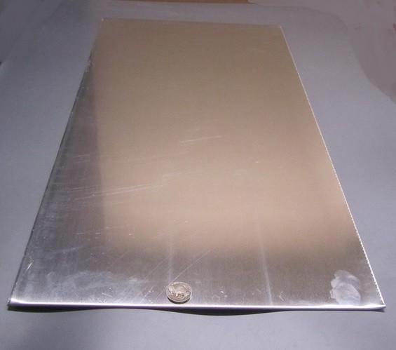 1100 Aluminum Sheet Softened (O) .125″ (1/8″) Thick x 12″ Wide x 24″ Long
