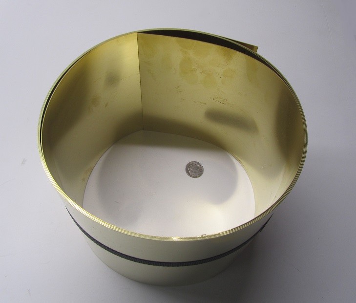 260 Brass Shim Sheet 0.025″ Thick x 6.00″ Wide x 100″ Length