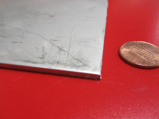 321 Weldable Stainless Steel Sheet, .105″ Thick x 12″ Wide x 12″ Length