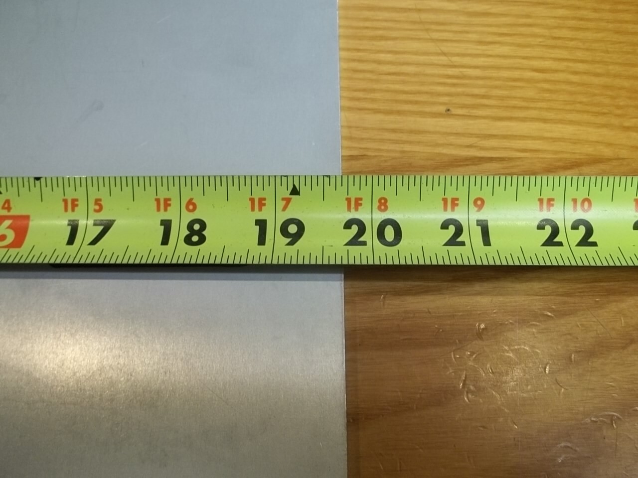 1/4″ Thick x 19.75″ Long x 15.75″ Wide, Aluminum Plate