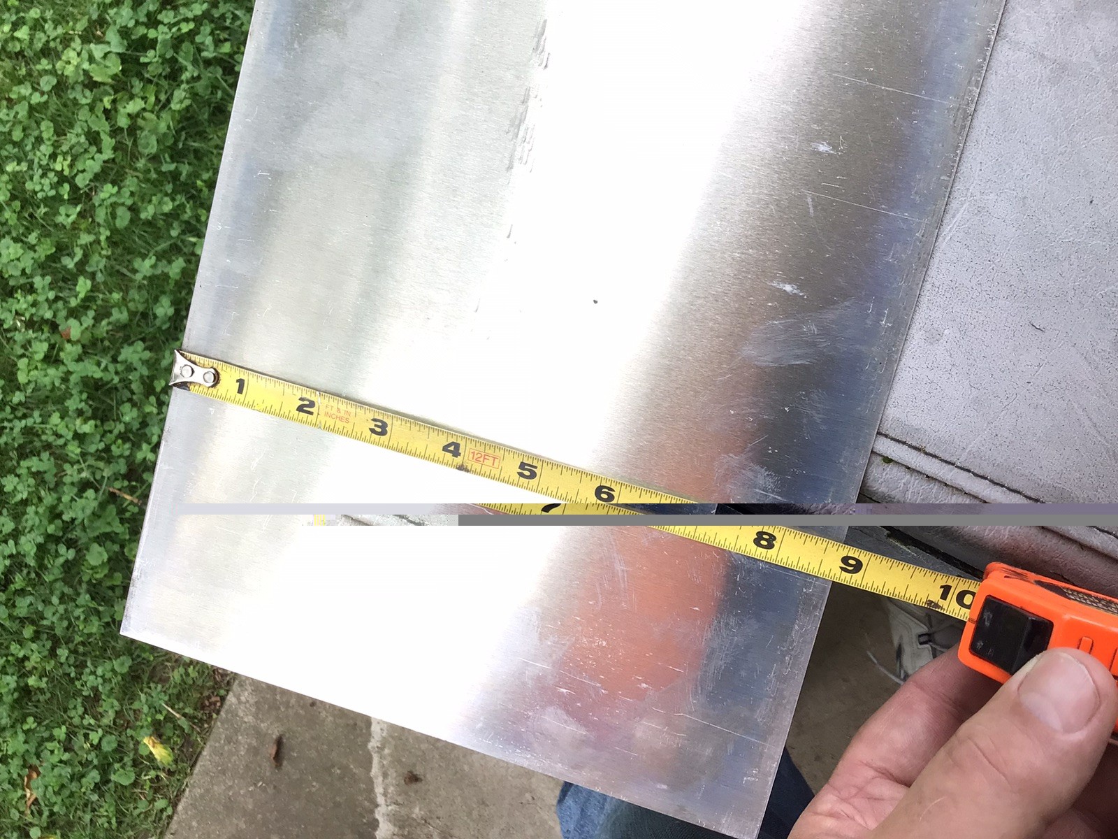 .063 Aluminum Sheet, 8-5/8” X 48”, 1/16” Aluminum Plate Sheet Goods, 6061-T6