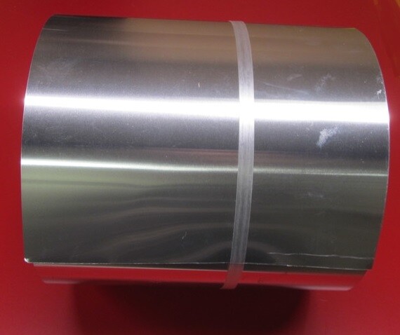 3003 Aluminum Foil (1/2 Hard- H14).016″ Thick x 10.0″ Wide x 50 Feet Long