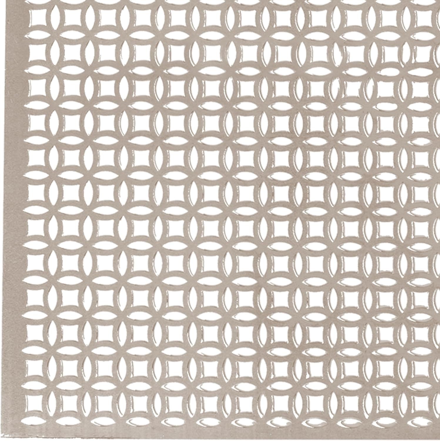 Satin Nickel Aluminum Sheet 12x24x.020 Elliptical