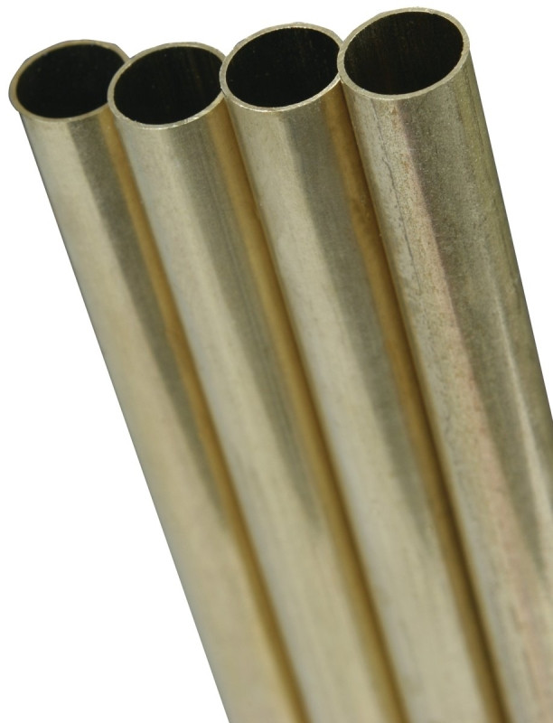 K&S Metal Round Tube 1/4″ D X 36″ L Brass