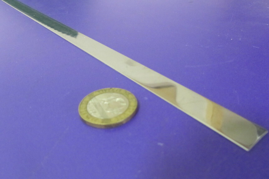 301 Stainless Steel Sheet Shim, .010″ (+/-.0007″) x 3/4″ x 100 Foot Length