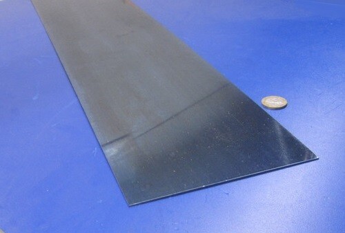 1095 Hard Blue Tempered Spring Steel Shim .012″ Thick x 6.00″ Wide x 12″ Long