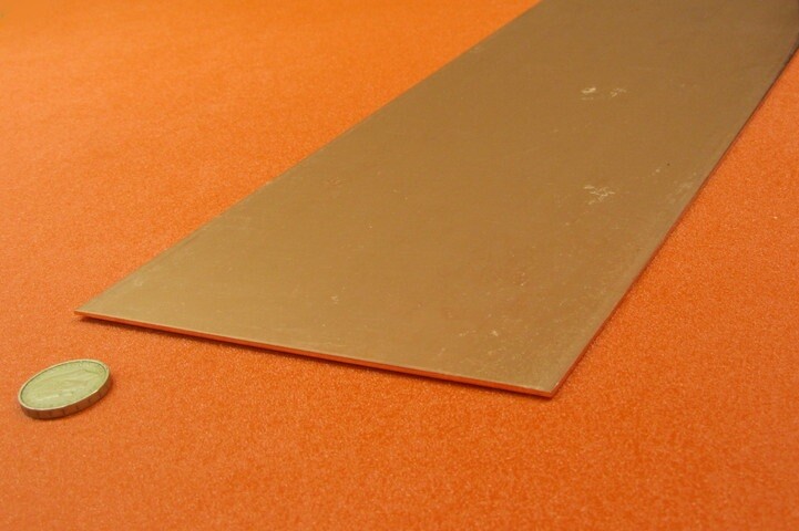 110 Copper Bar Soft Annealed .062″ Thick x 6.0″ Wide x 24.0″ Length
