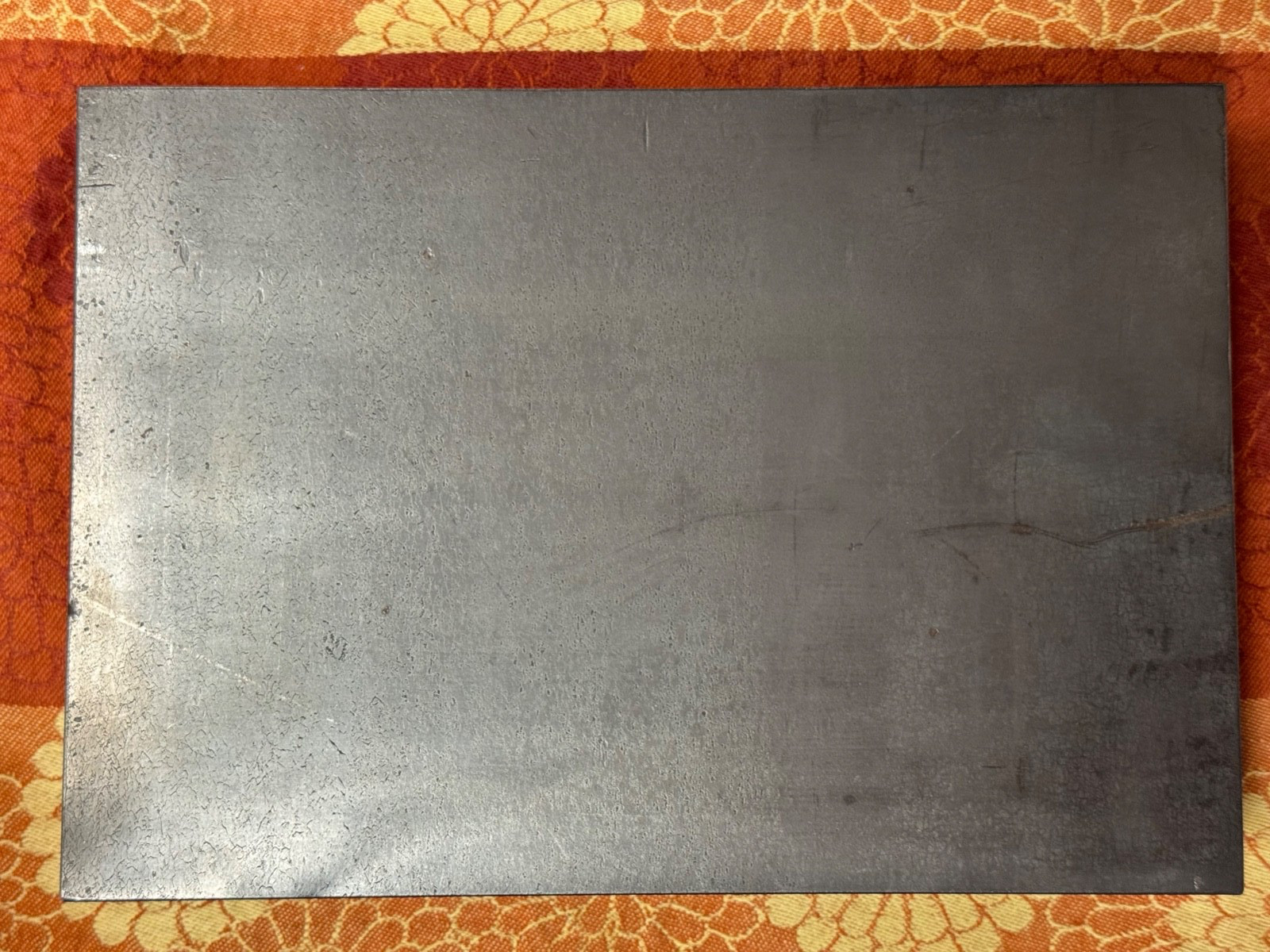 2-3/8” Thick 7” x 10” Mild A36 Steel Bench Block Bar Blacksmith Anvil Raw 46 Lb