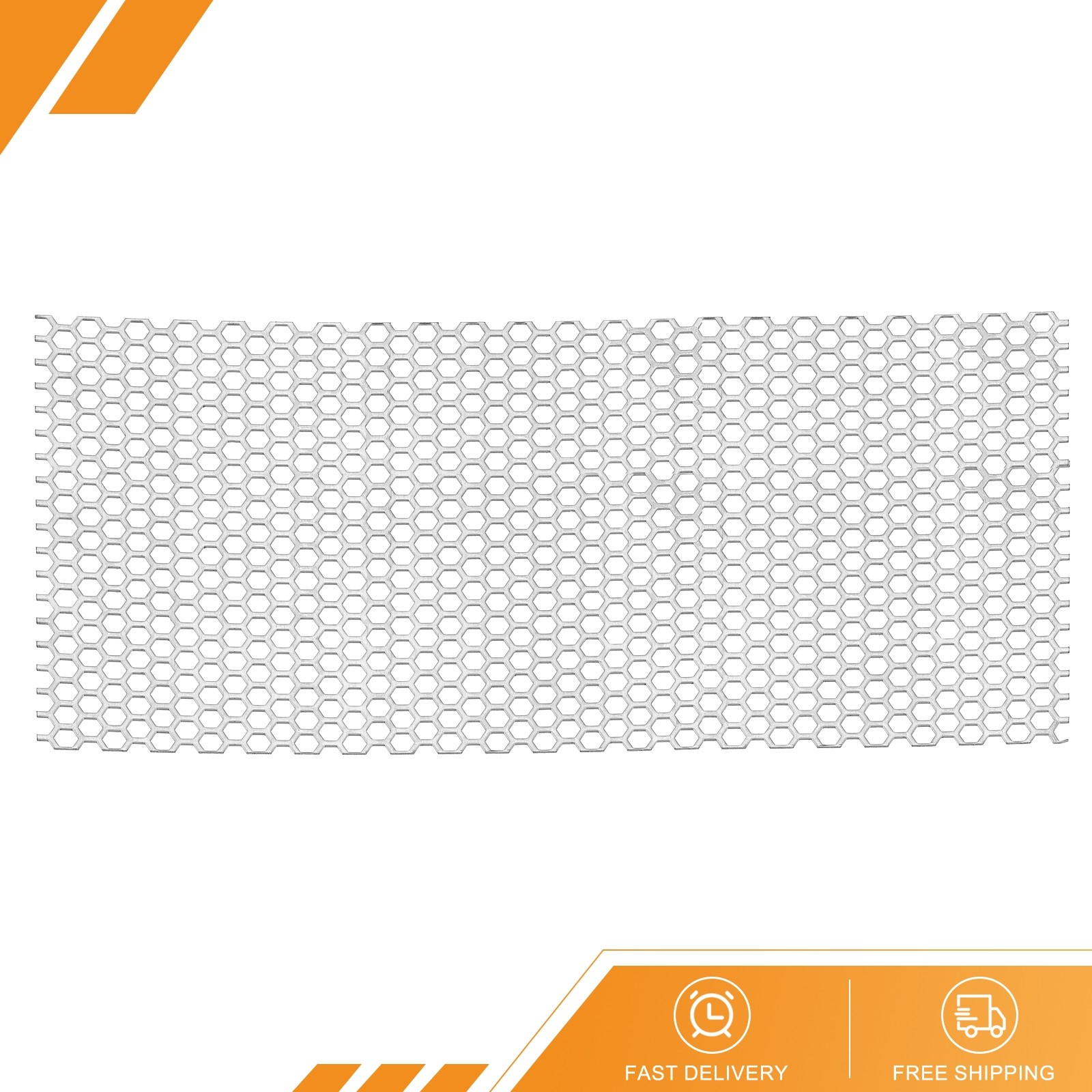 11.8″x5.9″ Perforated Metal Sheets 19Ga 0.24″ Hexagonal Hole Mesh