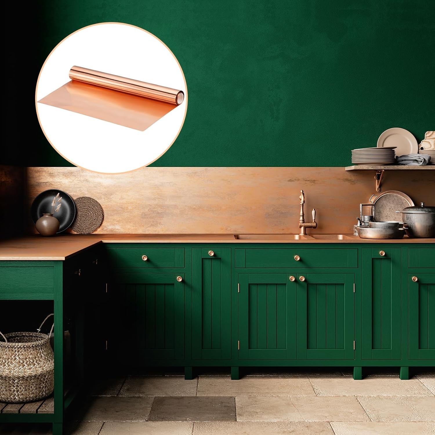 Industrial Grade Copper Strip Roll 3500mm x 300mm x 0.1mm – Weather Resistant