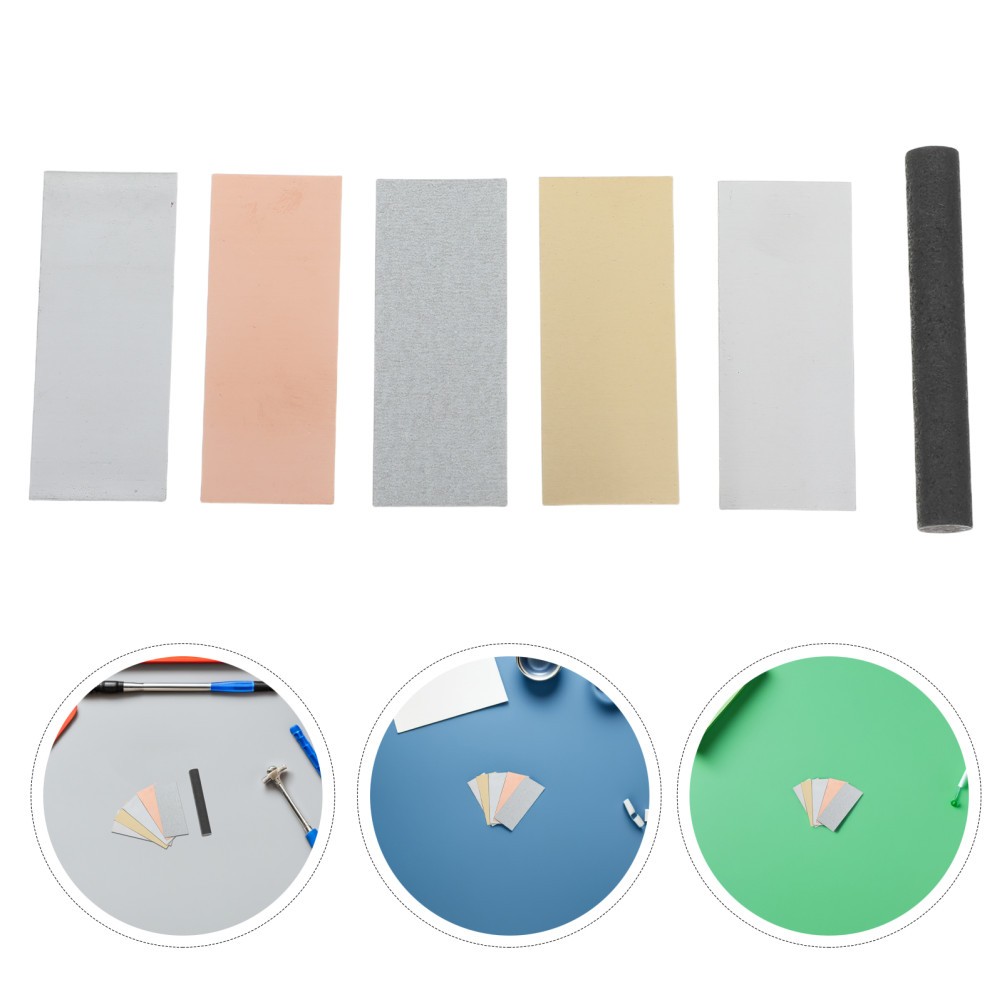 6Pcs Durable Copper and Zinc Electrode Strips for Home Science Teaching Kits