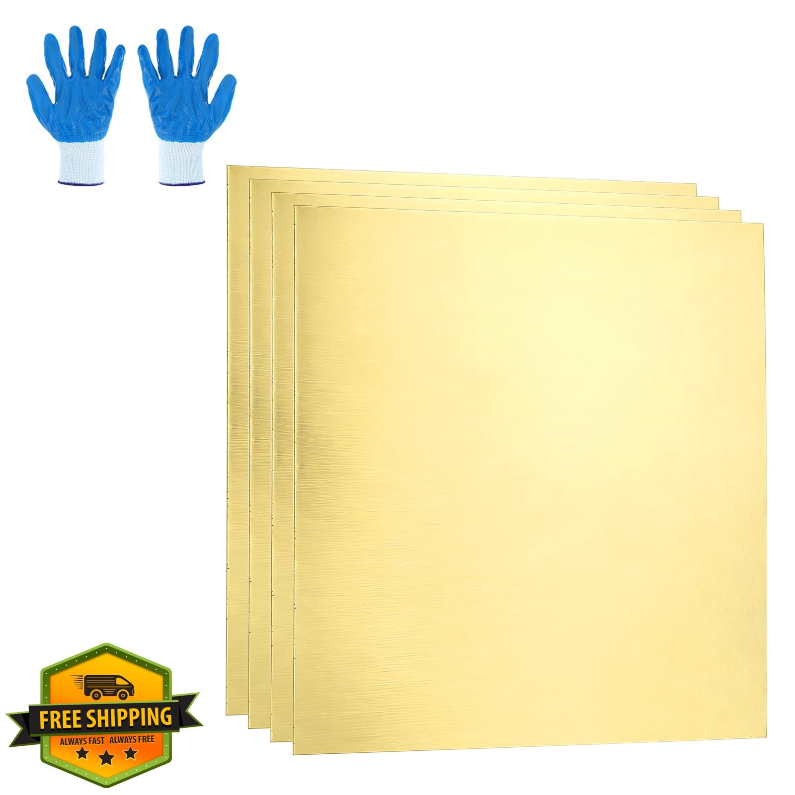 MECCANIXITY H62 Brass Sheet 1.2″x1.2″ 32ga, 4pc Thin Metal