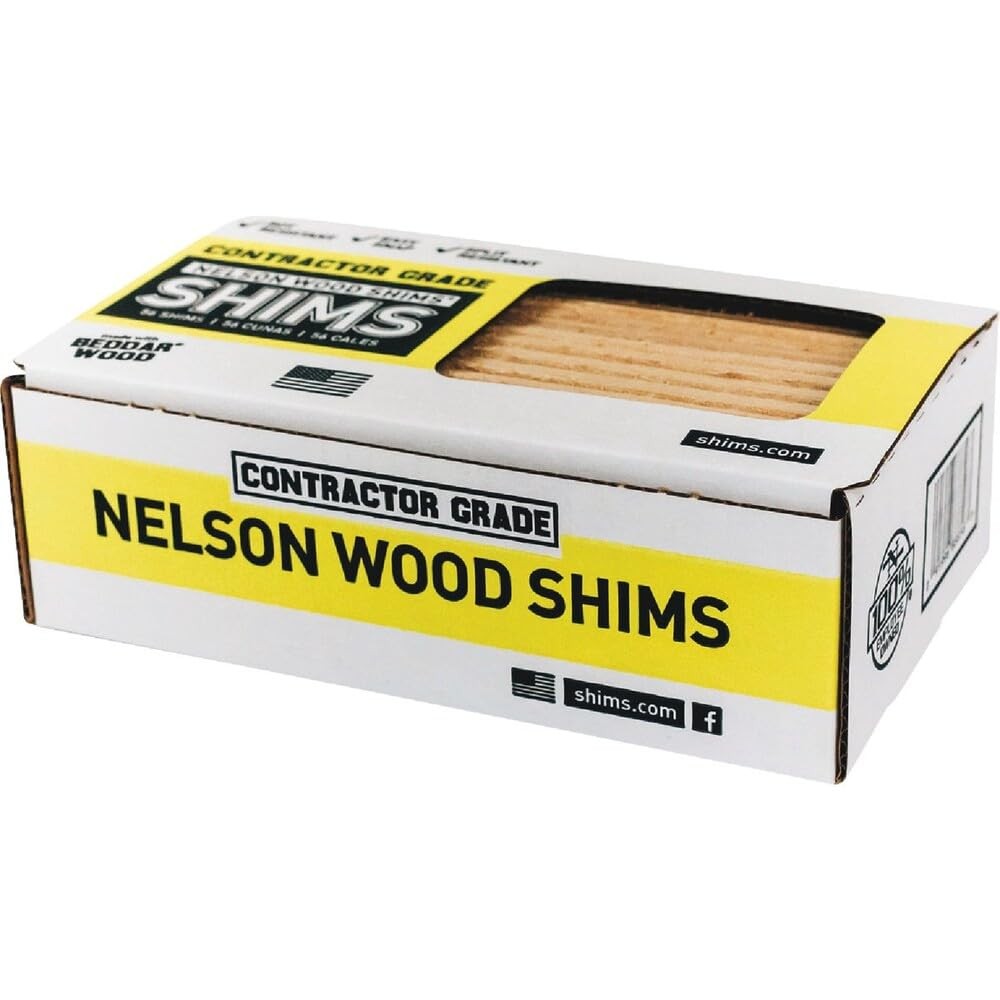 Nelson Wood Shims CSH8/56/120/Mgd 8” Bulk Contractor Shims