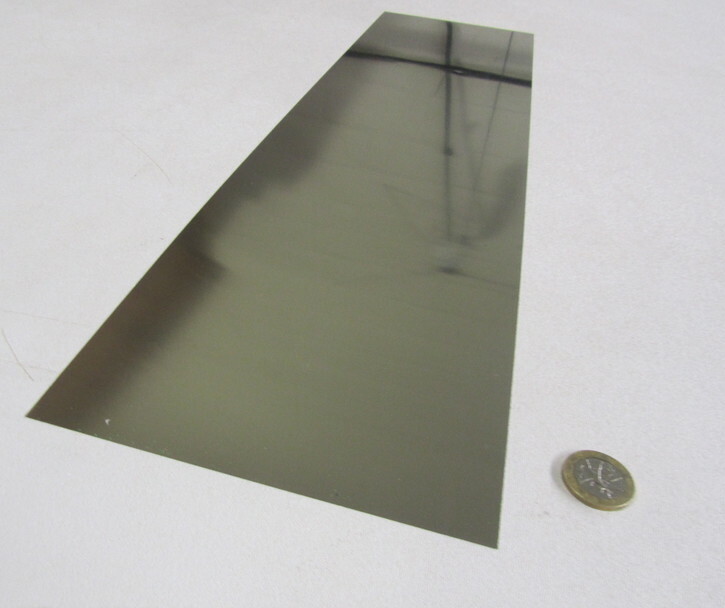 18-8 Stainless Steel Sheet, Full Hard, .009″ x 6.0″ x 25″