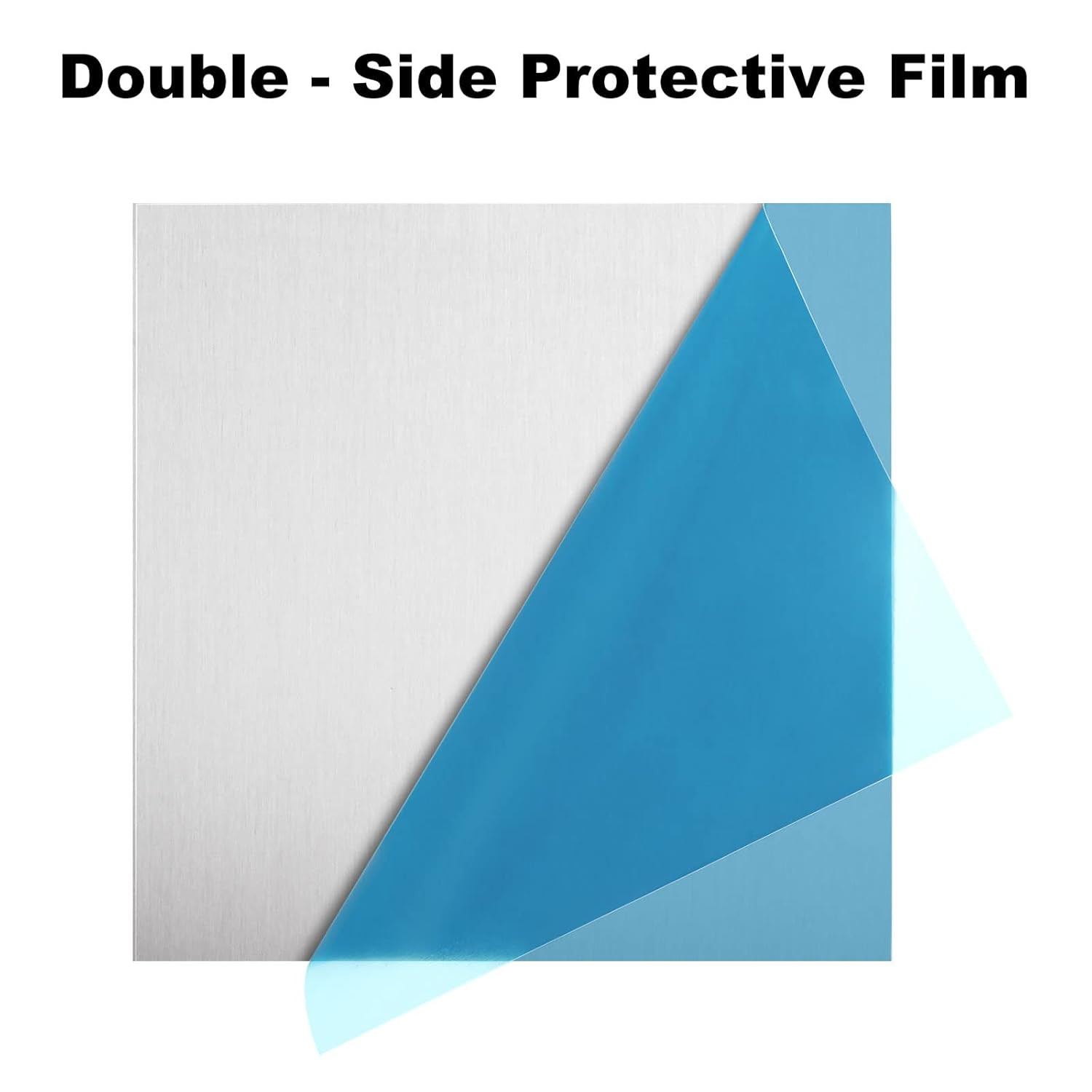 2 Pack 6061 T6 Aluminum Sheet Metal 6 X 6 X 0.236 (1/4) Inch Flat Plain Plate Pa