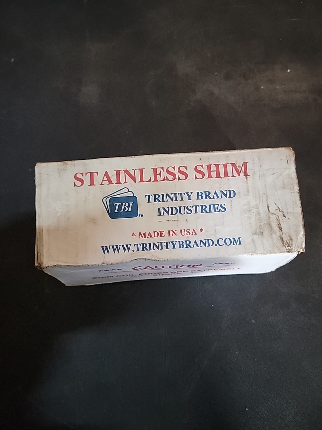 Metal Shim Stock: Roll, 0.0050″ Thick, 50″ Long, 6″ Wide, 302 Stainless