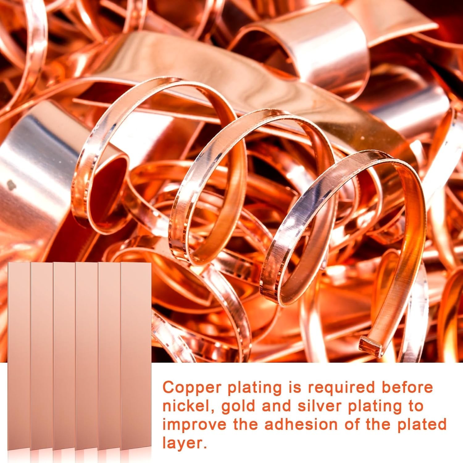 Copper Electrode Strips 0.04′ x 1′ x 6′ – Ideal for Plating & Experimentation